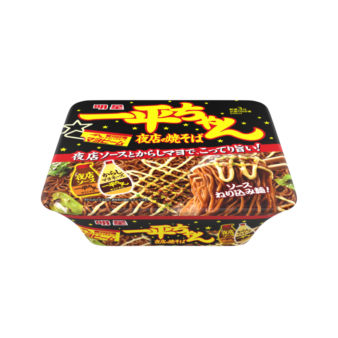 IPPEICHAN YOMISE NO YAKISOBA  - 明星一平ちゃん焼きそば 135g (instant noodle)