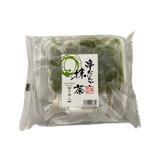 四串団子(抹茶あん) / Rice Dumplings (Matcha) 65gx5 skewers