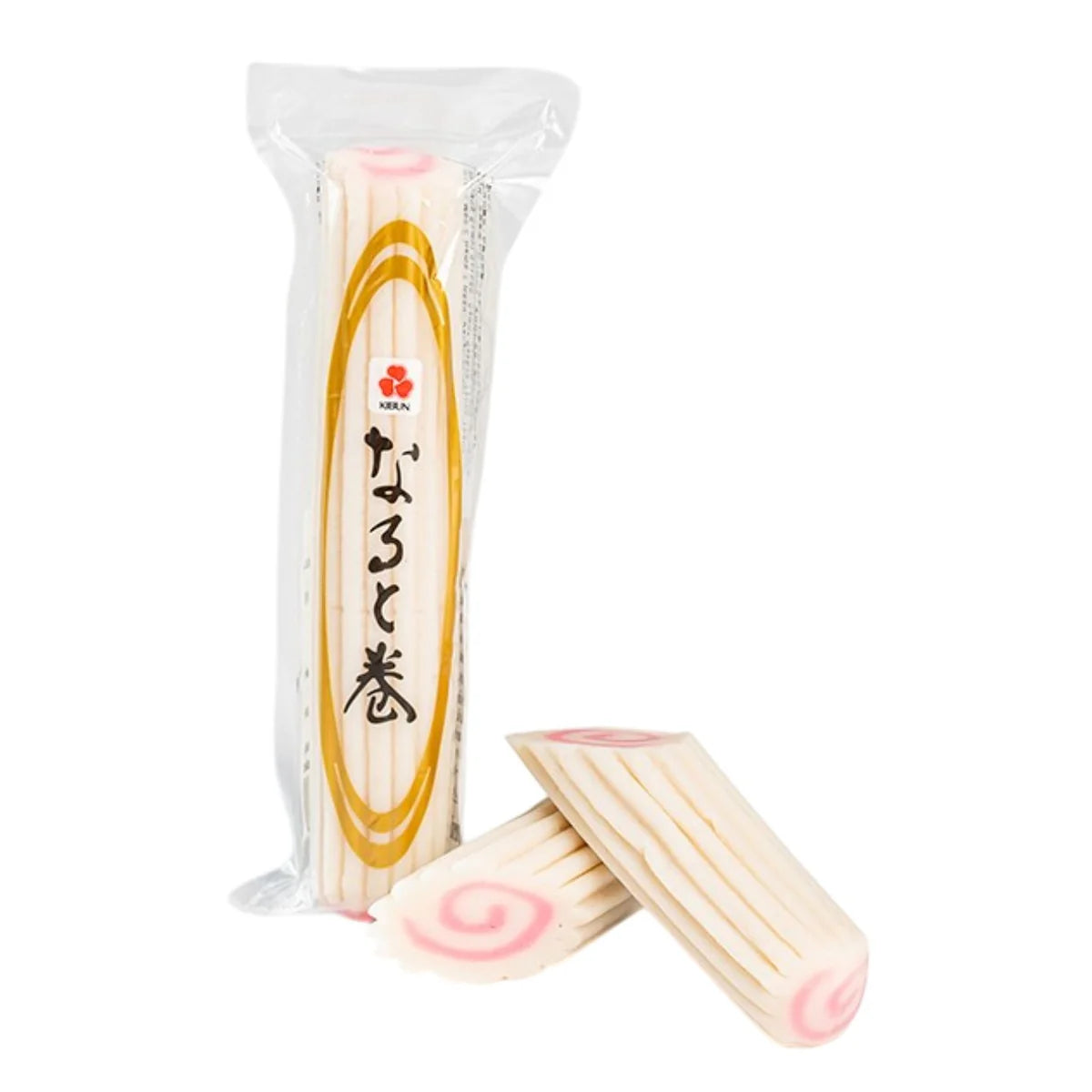 紀文 なると巻 - 冷凍 　Narutomaki - Frozen fish cake 160g