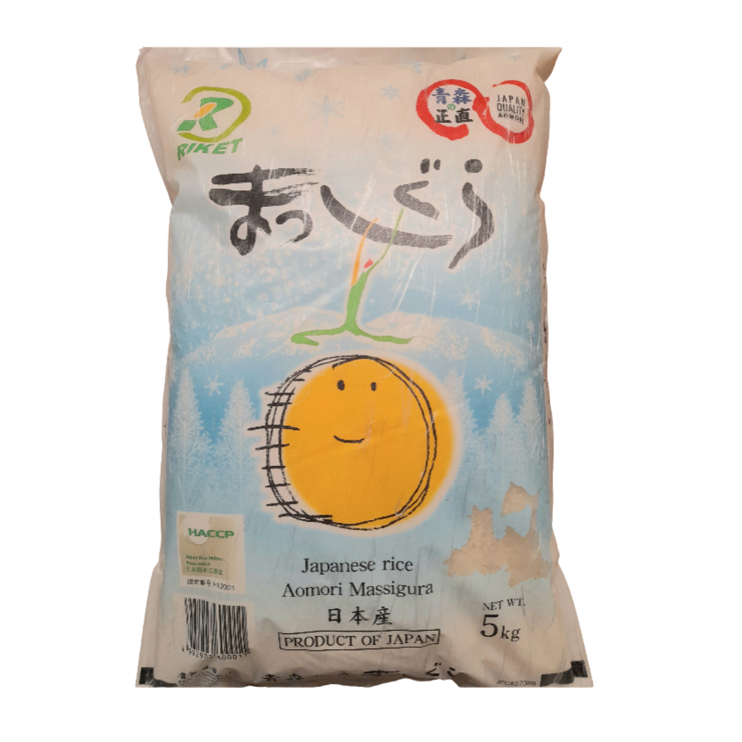 青森県産まっしぐら    Japanese Rice Massigura  5kg