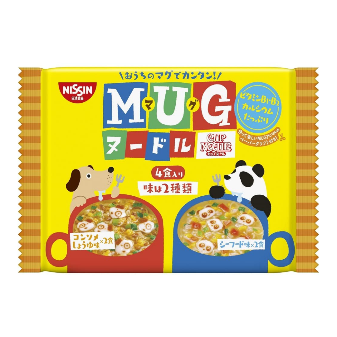 日清マグヌードル / NISSIN MUG NOODLE 4pack【賞味期限切れ】＊Expired＊