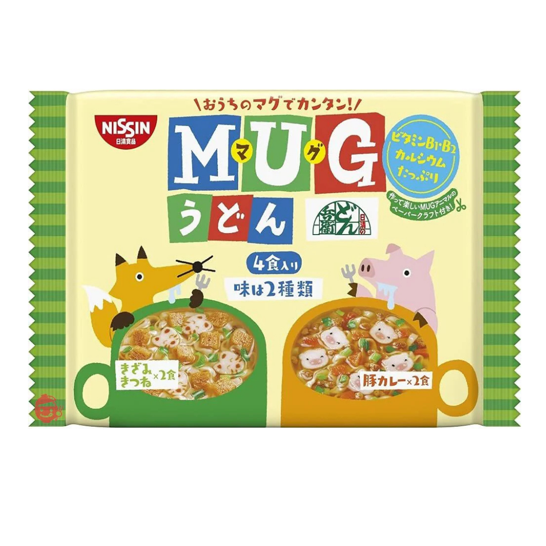 日清マグうどん /  NISSIN MUG UDON 4pack 【賞味期限切れ】＊Expired＊