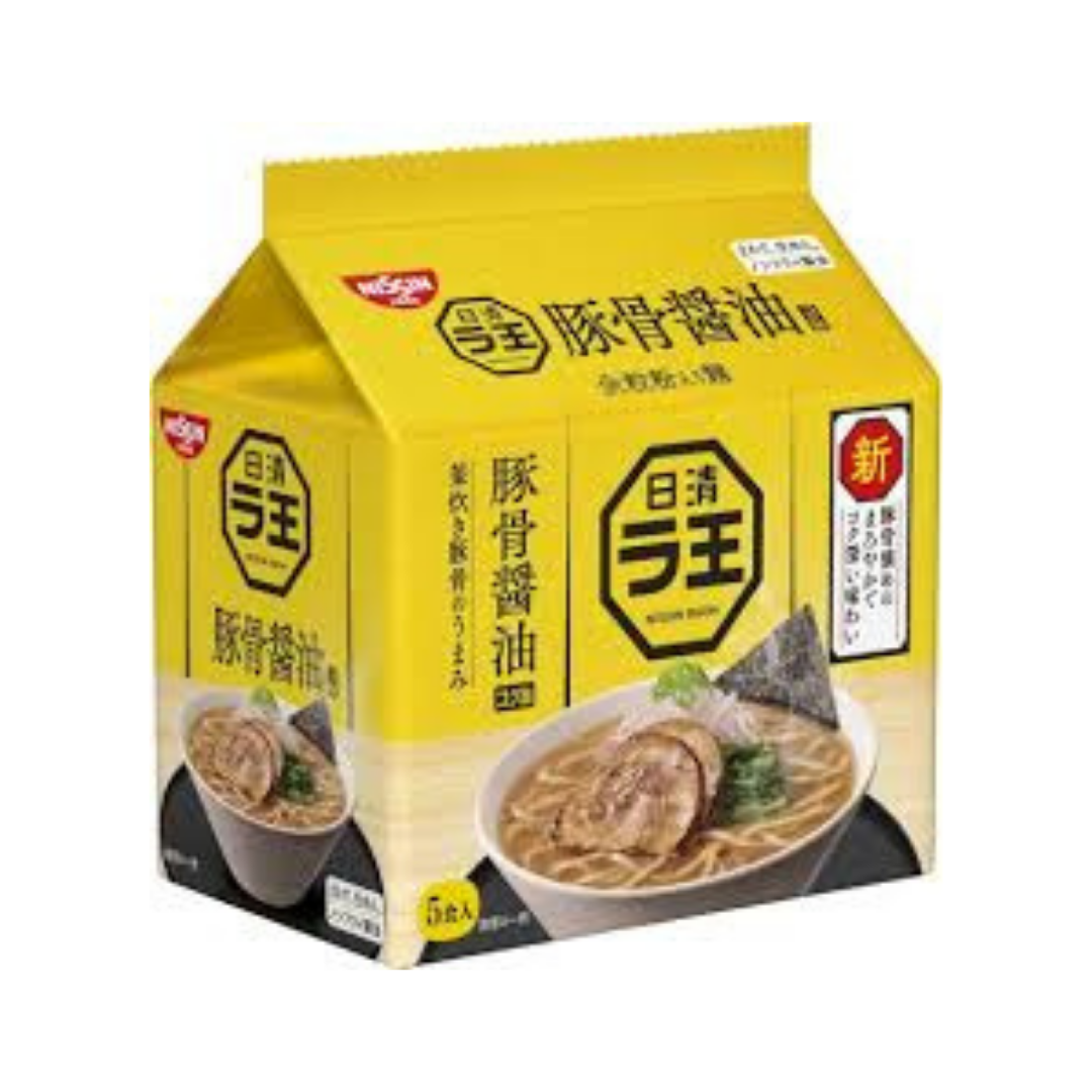 NISSIN RAO TONKOTSU SHOYU RAMEN(EXPIRED)  - 日清ラ王 豚骨醤油ラーメン 5pack (賞味期限切れ)