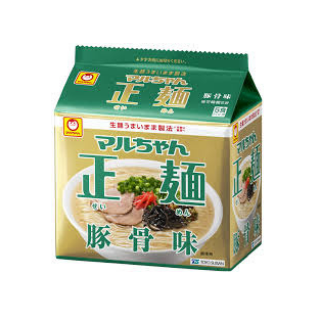 マルちゃん正麺 豚骨 / MARU­CHAN SEIMEN TONKOTU 5pack 【 賞味期限切れ】*Expired*
