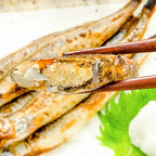 子持ちシシャモ(頭無し)  (冷凍) / Capelin Shishamo with Roe/Head off (Frozen) 500g