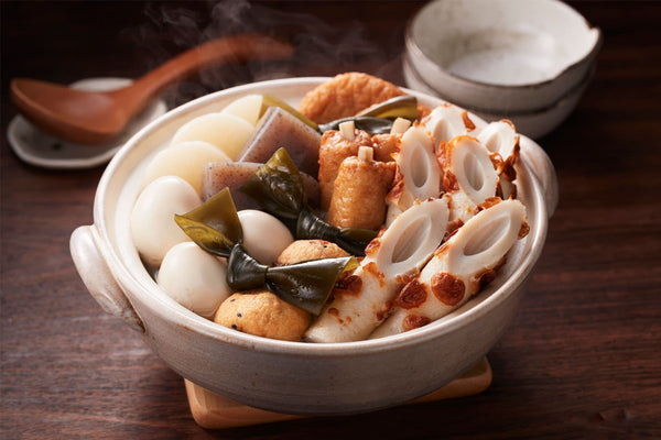 紀文 おでん セット 1-3人前 ( 冷凍）- Oden Hot Pot Set with Soup for 1-3 people -