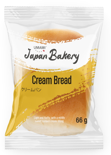 日本製 クリームパン (冷凍) / Cream Bread Made in JAPAN (Frozen)