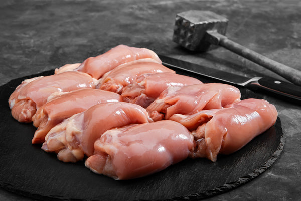 Chicken Thigh Fillet Skin Off (Chilled) (HALAL)  チキンもも肉/皮なし (冷蔵) 1kg